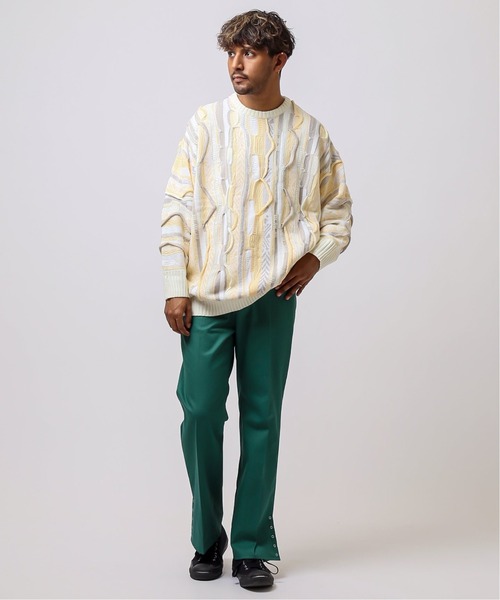 JOINT WORKS(ジョイントワークス)の「【THRIFTY LOOK/スリフティールック】 COOGI CREW SWEATER(ニット/セーター・メンズ・ホワイト/ネイビー・FREE)」の6枚目の写真