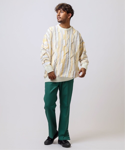 JOINT WORKS(ジョイントワークス)の「【THRIFTY LOOK/スリフティールック】 COOGI CREW SWEATER(ニット/セーター・メンズ・ホワイト/ネイビー・FREE)」の7枚目の写真