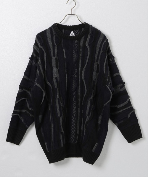 JOINT WORKS(ジョイントワークス)の「【THRIFTY LOOK/スリフティールック】 COOGI CREW SWEATER(ニット/セーター・メンズ・ホワイト/ネイビー・FREE)」の13枚目の写真