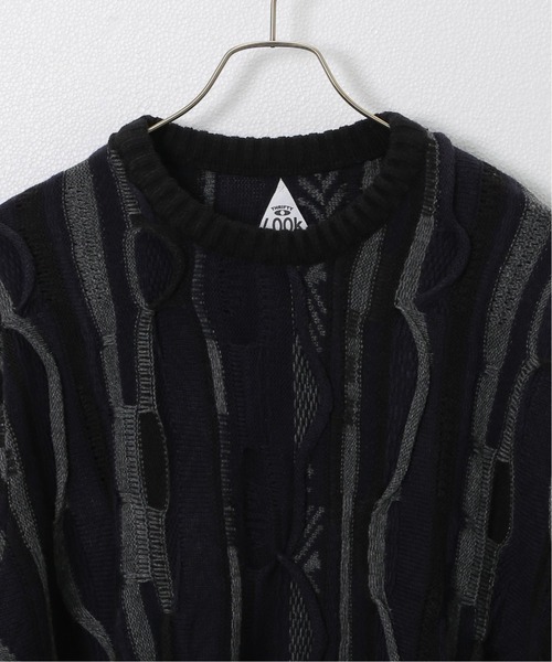 JOINT WORKS(ジョイントワークス)の「【THRIFTY LOOK/スリフティールック】 COOGI CREW SWEATER(ニット/セーター・メンズ・ホワイト/ネイビー・FREE)」の15枚目の写真