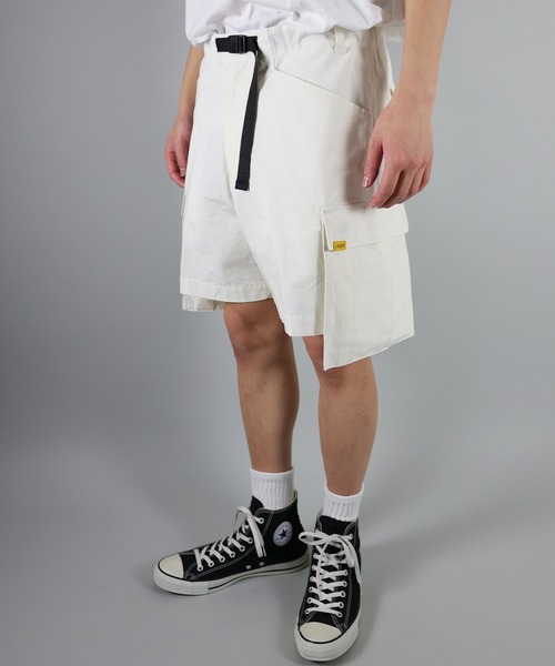 NUMBER (N)INE(ナンバーナイン)の「NUMBER (N)INE / ナンバーナイン RIPSTOP CARGO SHORTS/リップストップ フラシサイドポケット ショートパンツ(カーゴパンツ・メンズ・ブラック/オフホワイト/オリーブ・3/2/4)」の21枚目の写真