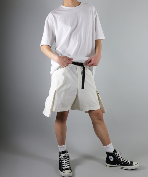 NUMBER (N)INE(ナンバーナイン)の「NUMBER (N)INE / ナンバーナイン RIPSTOP CARGO SHORTS/リップストップ フラシサイドポケット ショートパンツ(カーゴパンツ・メンズ・ブラック/オフホワイト/オリーブ・3/2/4)」の20枚目の写真