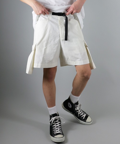 NUMBER (N)INE(ナンバーナイン)の「NUMBER (N)INE / ナンバーナイン RIPSTOP CARGO SHORTS/リップストップ フラシサイドポケット ショートパンツ(カーゴパンツ・メンズ・ブラック/オフホワイト/オリーブ・3/2/4)」の18枚目の写真