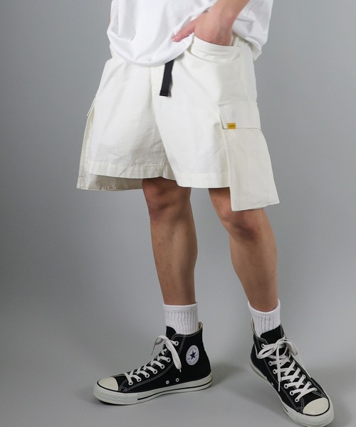 NUMBER (N)INE(ナンバーナイン)の「NUMBER (N)INE / ナンバーナイン RIPSTOP CARGO SHORTS/リップストップ フラシサイドポケット ショートパンツ(カーゴパンツ・メンズ・ブラック/オフホワイト/オリーブ・3/2/4)」の17枚目の写真