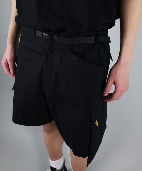 NUMBER (N)INE(ナンバーナイン)の「NUMBER (N)INE / ナンバーナイン RIPSTOP CARGO SHORTS/リップストップ フラシサイドポケット ショートパンツ(カーゴパンツ・メンズ・ブラック/オフホワイト/オリーブ・3/2/4)」の16枚目の写真