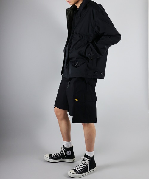 NUMBER (N)INE(ナンバーナイン)の「NUMBER (N)INE / ナンバーナイン RIPSTOP CARGO SHORTS/リップストップ フラシサイドポケット ショートパンツ(カーゴパンツ・メンズ・ブラック/オフホワイト/オリーブ・3/2/4)」の8枚目の写真