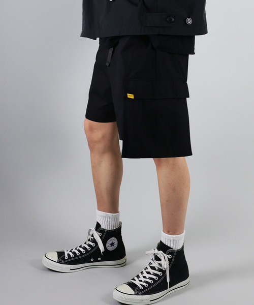 NUMBER (N)INE(ナンバーナイン)の「NUMBER (N)INE / ナンバーナイン RIPSTOP CARGO SHORTS/リップストップ フラシサイドポケット ショートパンツ(カーゴパンツ・メンズ・ブラック/オフホワイト/オリーブ・3/2/4)」の7枚目の写真