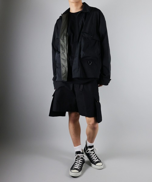 NUMBER (N)INE(ナンバーナイン)の「NUMBER (N)INE / ナンバーナイン RIPSTOP CARGO SHORTS/リップストップ フラシサイドポケット ショートパンツ(カーゴパンツ・メンズ・ブラック/オフホワイト/オリーブ・3/2/4)」の9枚目の写真