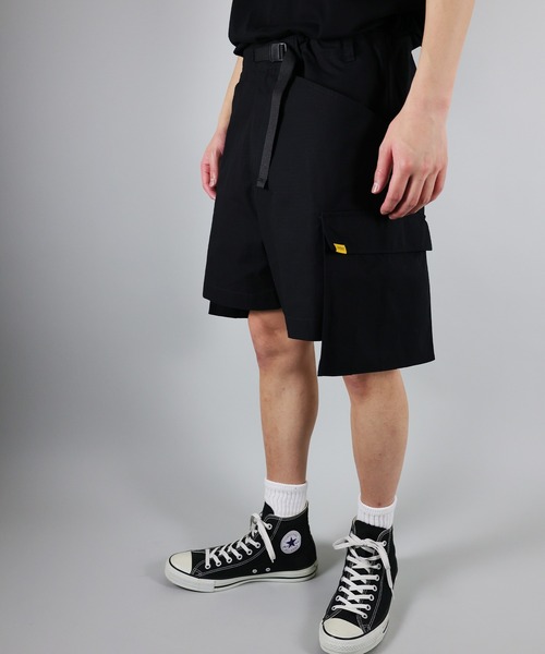NUMBER (N)INE(ナンバーナイン)の「NUMBER (N)INE / ナンバーナイン RIPSTOP CARGO SHORTS/リップストップ フラシサイドポケット ショートパンツ(カーゴパンツ・メンズ・ブラック/オフホワイト/オリーブ・3/2/4)」の11枚目の写真