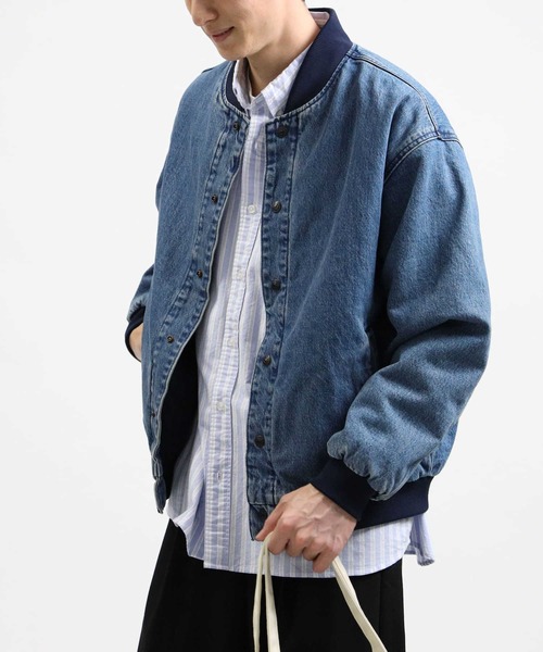 Levi's（リーバイス）の「【Levi's】バーシティジャケット（その他アウター・メンズ・ダークインディゴブルー・S/M/L）」の5枚目の写真