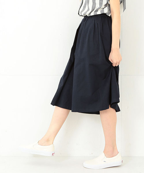 CAROLINA GLASER（カロリナ グレイサー）の「CAROLINA GLASER / ガウチョ パンツ（その他パンツ・レディース・クリーム/ネイビー・ONE SIZE）」の7枚目の写真