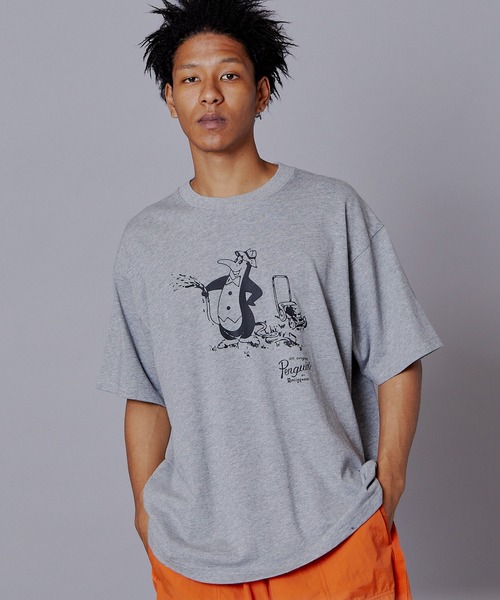 penguin BY MUNSINGWEAR(ペンギン バイ マンシングウェア)の「ペンギン バイ マンシングウェア ビンテージグラフィック ペンギンTシャツVINTAGE GRAHIC PENGUIN T-SHIRT(Tシャツ/カットソー・メンズ・ホワイト/グレー/グリーン・S/M/L/XL)」の8枚目の写真