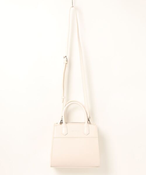 MERCURYDUO（マーキュリーデュオ）の「【MERCURYDUO/マーキュリーデュオ】 ロッテ バイカラー ハンドバッグS（ハンドバッグ・レディース・ブラック/ダークブラウン/アイボリー・FREE）」の3枚目の写真