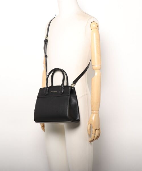 MERCURYDUO（マーキュリーデュオ）の「【MERCURYDUO/マーキュリーデュオ】 ロッテ バイカラー ハンドバッグS（ハンドバッグ・レディース・ブラック/ダークブラウン/アイボリー・FREE）」の7枚目の写真