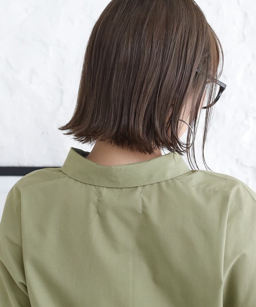 osharewalker（オシャレウォーカー）の「【廃盤】『ウエスト切替プリーツワンピース』（ワンピース・レディース・ブラック/ベージュ/グリーン・FREE）」の10枚目の写真