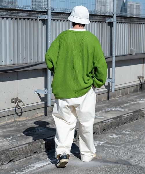 Perushu（ペルーシュ）の「スプリングオーバーカーディガン（カーディガン/ボレロ・メンズ・ライトブルー/ライトベージュ/ブラック/ライトグリーン/ライトピンク・MEDIUM/LARGE）」の21枚目の写真