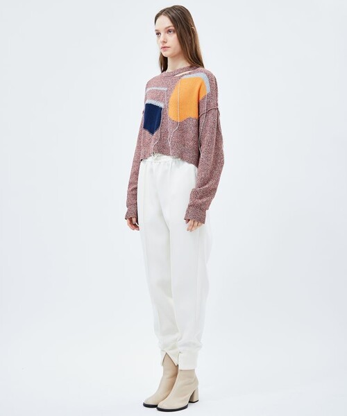 コトハヨコザワ　クロップドロングスリーブニット コトハヨコザワ クロップドロングスリーブニット