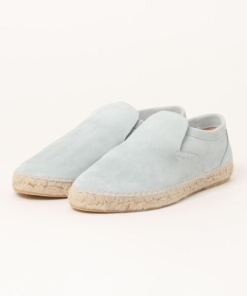 RFW(アールエフダブル)の「【RFW】CHAPATA SUEDE ESP(スリッポン・レディース・グレイッシュベージュ/ライトブルー・39/37/38)」の2枚目の写真