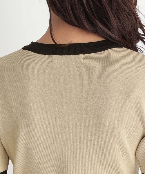 Andemiu（アンデミュウ）の「ハイショクＩラインワンピース275541（ワンピース・レディース・ベージュ/ネイビー/グレー・FREE）」の11枚目の写真