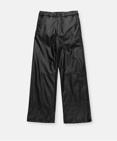 meagratia(メアグラーティア)の「eco leather wide PT(その他パンツ・メンズ・アイボリー/ブラック・2/3/1)」の9枚目の写真