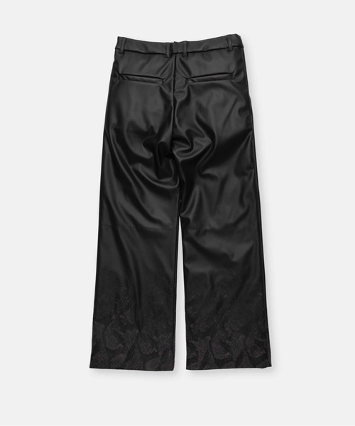meagratia(メアグラーティア)の「eco leather wide PT(その他パンツ・メンズ・アイボリー/ブラック・2/3/1)」の11枚目の写真