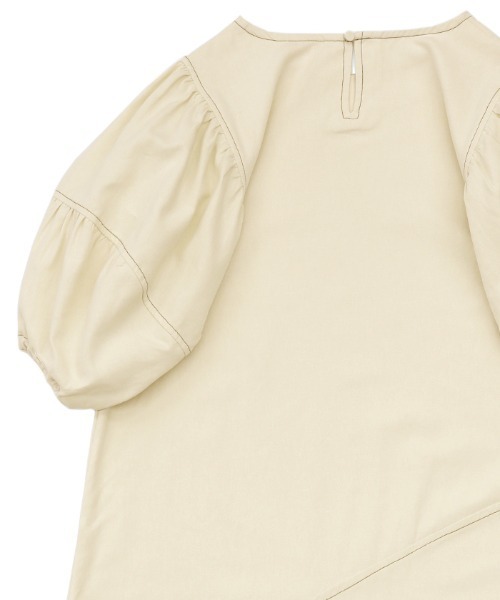 select MOCA（セレクトモカ）の「2022 SS ボリュームスリーブステッチワンピース（ワンピース・レディース・ブラック/アイボリー・FREE）」の22枚目の写真