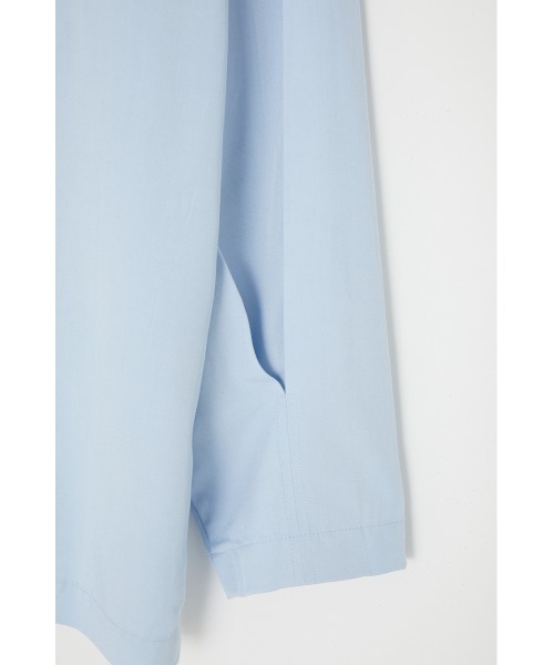 MOUSSY（マウジー）の「OVERSIZED NOTCH COLLAR シャツ（シャツ/ブラウス・レディース・ブラック/ライトブルー/キナリ・FREE）」の13枚目の写真