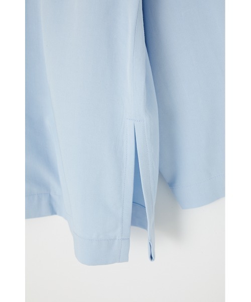 MOUSSY（マウジー）の「OVERSIZED NOTCH COLLAR シャツ（シャツ/ブラウス・レディース・ブラック/ライトブルー/キナリ・FREE）」の14枚目の写真