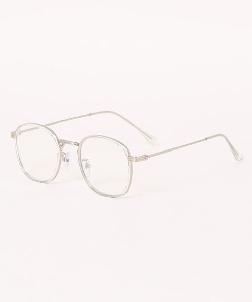 apres jour mignon（アプレジュールミニョン）の「【apres jour mignon×ARIAZ】細フレームメガネ（メガネ・レディース・ブラック/シルバー/ライトブラウン・ONESIZE）」の4枚目の写真
