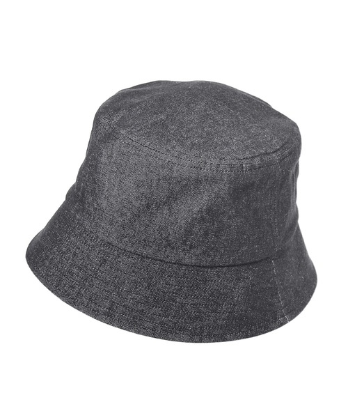 14+(イチヨンプラス)の「ツイルダウンブリムバケットハット(ハット・レディース・ブラック/ベージュ/パープル/ネイビー/オフホワイト/ブルー/モカ/ダークインディゴブルー/インディゴブルー/ライトインディゴブルー/ライトブラック/ダークブラック/カーキ/グレー/グリーン/ダークパープル/ライム/ピンク・FREE/LARGE/SMALL)」の4枚目の写真