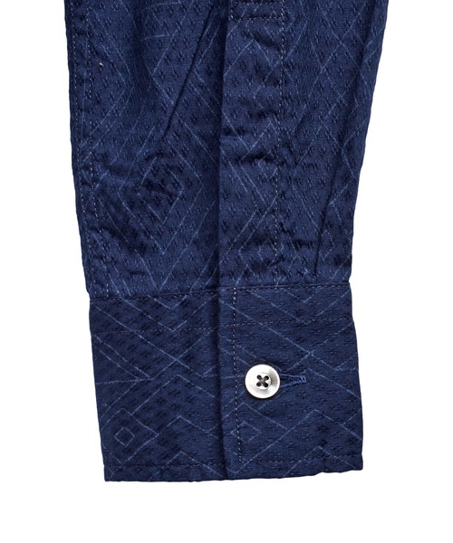 TORNADO MART（トルネードマート）の「ナバホドビーラッカー（シャツ/ブラウス・メンズ・ネイビー/アイボリー・M/LL/L）」の6枚目の写真