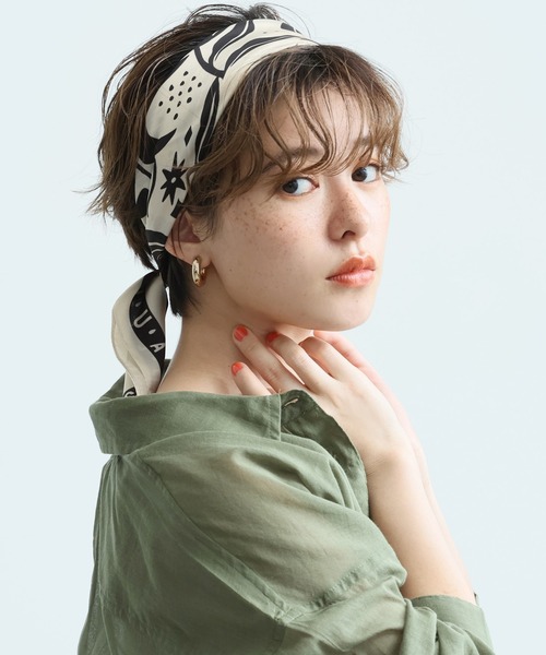coca（coca）（コカ）の「アソートスカーフ（バンダナ/スカーフ・レディース・A/B/C/D/E/F・ONE SIZE）」の4枚目の写真