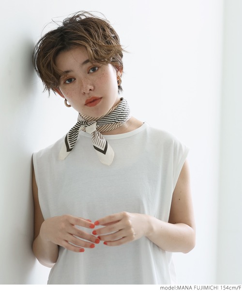 直営店買付★  カナダグース アルパカ スカーフ アルパカ ストライプ スカーフ | Maison Kitsuné