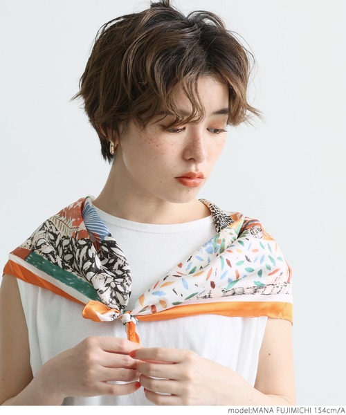 coca（coca）（コカ）の「アソートスカーフ（バンダナ/スカーフ・レディース・A/B/C/D/E/F・ONE SIZE）」の14枚目の写真