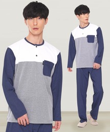 LANVIN（ランバン）の「LANVIN COLLECTION/ランバン コレクション 鹿の子 無地 パジャマ メンズ（ルームウェア/パジャマ・メンズ）」