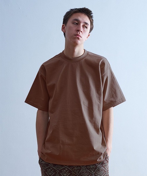 PRO CLUB (プロクラブ)の「PRO CLUB ヘビーウェイト クルーネック 半袖 Tシャツ(Tシャツ/カットソー・メンズ・ブラック/カーキ/ホワイト/ブラウン/ブルー・MEDIUM/X-LARGE/LARGE/XX-LARGE)」の3枚目の写真