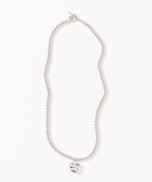 natural couture（ナチュラルクチュール）の「クリアハートチェーンネックレス（ネックレス・レディース・ゴールド/シルバー/その他1・FREE）」の2枚目の写真