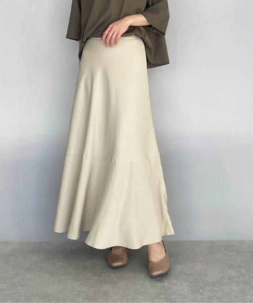 PICCIN（ピッチン）の「パネルマーメイドスカート（スカート・レディース・ベージュ/ターコイズブルー/レッド・M）」の2枚目の写真