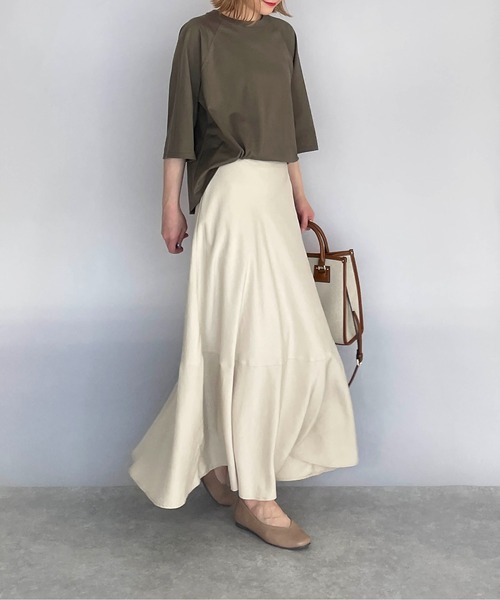 PICCIN（ピッチン）の「パネルマーメイドスカート（スカート・レディース・ベージュ/ターコイズブルー/レッド・M）」の13枚目の写真