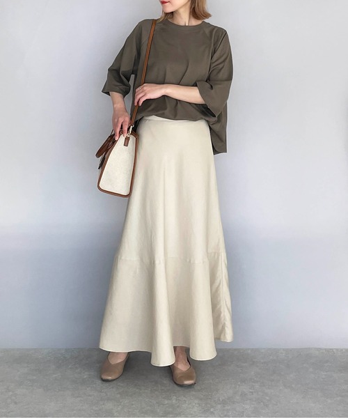 PICCIN（ピッチン）の「パネルマーメイドスカート（スカート・レディース・ベージュ/ターコイズブルー/レッド・M）」の9枚目の写真