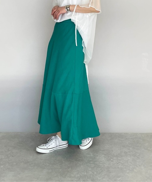 PICCIN（ピッチン）の「パネルマーメイドスカート（スカート・レディース・ベージュ/ターコイズブルー/レッド・M）」の16枚目の写真