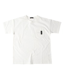 GLAZOS | 天竺・ドロップショルダーネームポケット半袖Tシャツ(Tシャツ/カットソー)