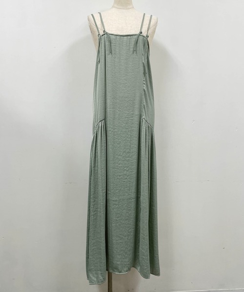 PICCIN（ピッチン）の「サイドギャザーキャミワンピース（ワンピース・レディース・ブラック/サックスブルー/ライトグリーン・M）」の18枚目の写真