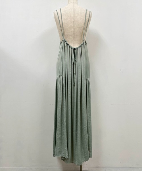 PICCIN（ピッチン）の「サイドギャザーキャミワンピース（ワンピース・レディース・ブラック/サックスブルー/ライトグリーン・M）」の20枚目の写真