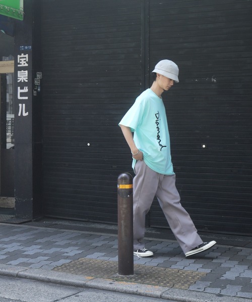 Lulu ＆ Arnie（るるあんどあーにー）の「Diamond Supply Co. / ダイアモンドサプライ スクリーンプリント クルーネック 半袖 Tシャツ（Tシャツ/カットソー・メンズ・ブラック/グリーン・MEDIUM/LARGE/X-LARGE）」の8枚目の写真