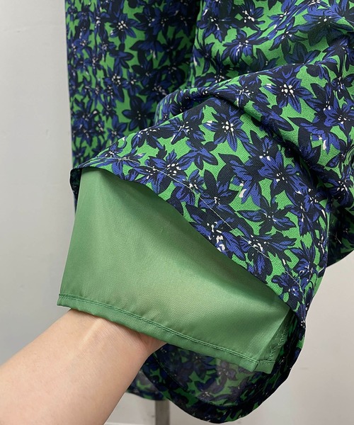 PICCIN（ピッチン）の「フラワー柄イージーパンツ（その他パンツ・レディース・オレンジ/グリーン・M）」の8枚目の写真