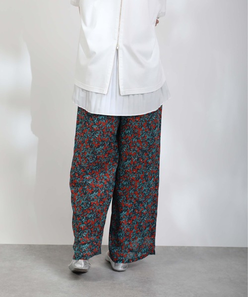 PICCIN（ピッチン）の「フラワー柄イージーパンツ（その他パンツ・レディース・オレンジ/グリーン・M）」の21枚目の写真