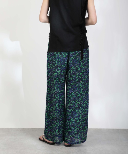 PICCIN（ピッチン）の「フラワー柄イージーパンツ（その他パンツ・レディース・オレンジ/グリーン・M）」の13枚目の写真