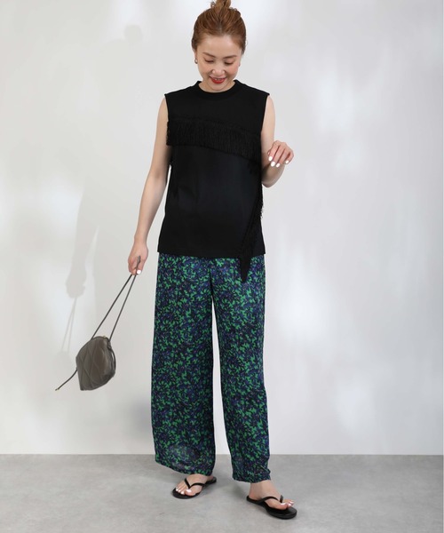 PICCIN（ピッチン）の「フラワー柄イージーパンツ（その他パンツ・レディース・オレンジ/グリーン・M）」の18枚目の写真