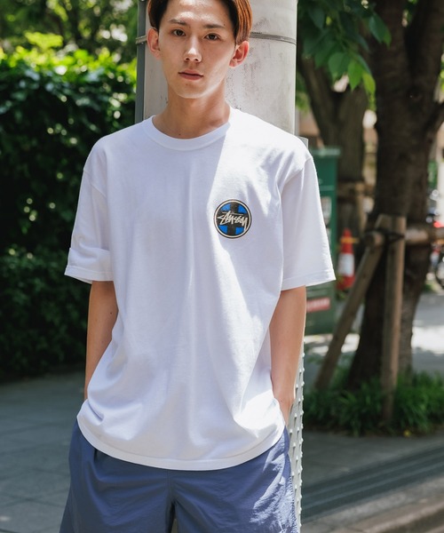 S-DOUBLE StussyステューシーThis Thing Dot Tee半袖ロゴTシャツ S-DOUBLE Stussyステューシー Roots Dot T-Shirt半袖ロゴTシャツ